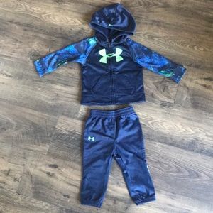 Under armour toddler track suit